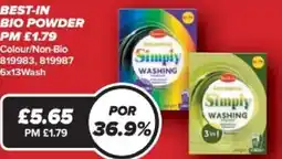 Bestway Best-in bio powder offer