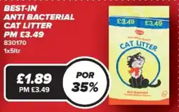 Bestway Best-in anti bacterial cat litter offer