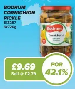 Bestway BODRUM Cornichion pickle offer