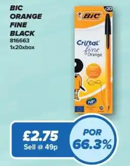 Bestway BIC Orange fine black offer