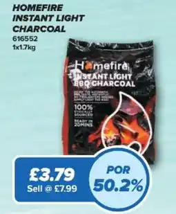Bestway Homefire instant light charcoal offer