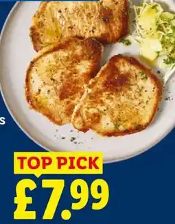Lidl Top Pick Pork Chops offer