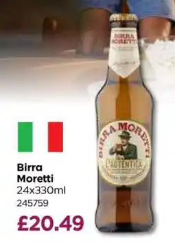 Bestway Birra Moretti offer