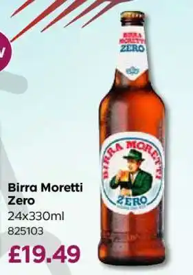 Bestway Birra Moretti Zero offer