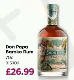 Bestway Don Papa Baroko Rum offer