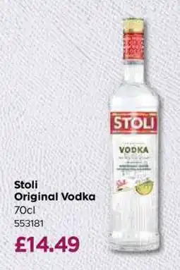 Bestway Stoli Original Vodka offer