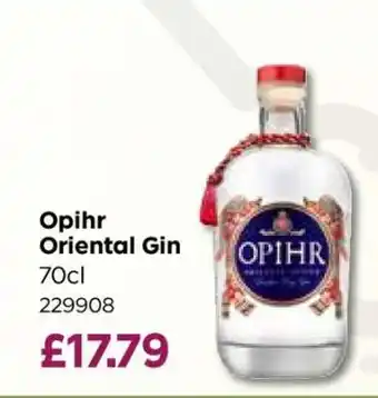 Bestway Opihr Oriental Gin offer