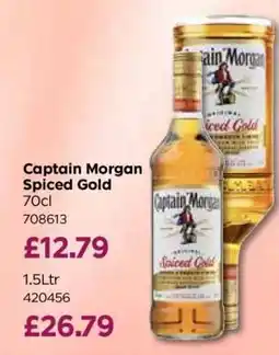 Bestway Captain Morgan Spiced Gold 70cl offer