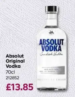 Bestway Absolut Original Vodka offer