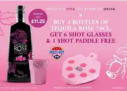 Bestway Tequila Rose 70cl offer