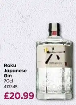 Bestway Roku Japanese Gin offer