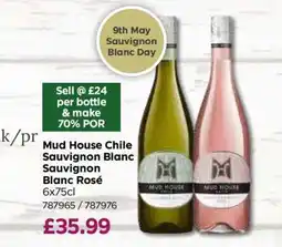 Bestway Mud House Chile Sauvignon Blanc Sauvignon Blanc Rosé offer
