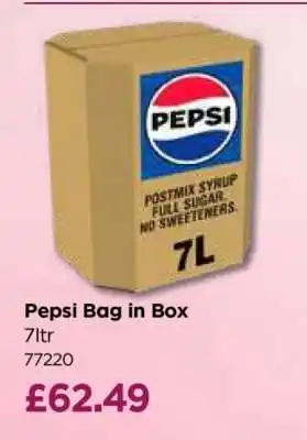 Bestway Pepsi Bag in Box offer