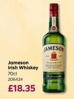 Bestway Jameson Irish Whiskey offer