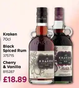 Bestway Kraken Black Spiced Rum offer