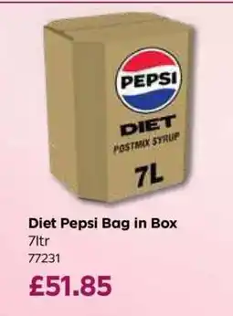 Bestway Diet Pepsi Bag in Box offer