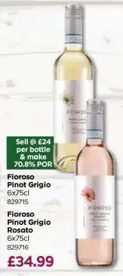 Bestway Fioroso Pinot Grigio / Fioroso Pinot Grigio Rosato offer