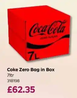 Bestway Coke Zero Bag in Box offer