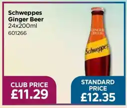 Bestway Schweppes Ginger Beer offer
