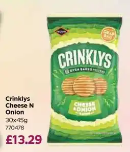 Bestway Crinklys Cheese N Onion offer