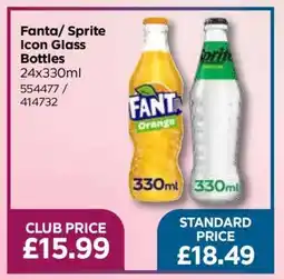 Bestway Fanta/ Sprite Icon Glass Bottles offer