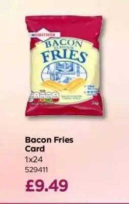 Bestway Bacon fries Card offer