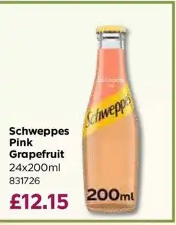 Bestway Schweppes Pink Grapefruit offer