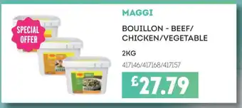 Bestway MAGGI BOUILLON - BEEF/CHICKEN/VEGETABLE offer