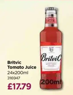 Bestway Britvic Tomato Juice offer