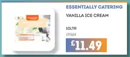 Bestway ESSENTIALLY CATERING VANILLA ICE CREAM offer