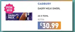 Bestway CADBURY DAIRY MILK SWIRL offer