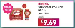 Bestway RIBENA STRAWBERRY JUICE DRINK offer
