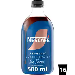 Iceland Nescafé Espresso Concentrated Iced Decaf 500ml offer