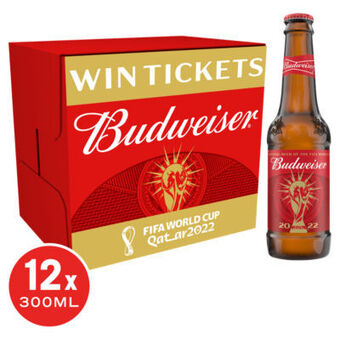 Asda Budweiser Lager Beer Bottles offer