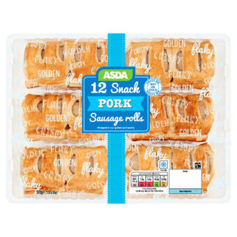 Asda ASDA 12 Snack Pork Sausage Rolls offer