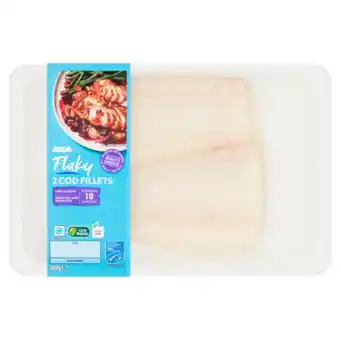 Asda ASDA Line Caught 2 Cod Fillets offer