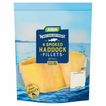 Asda ASDA 4 Smoked Haddock Fillets offer