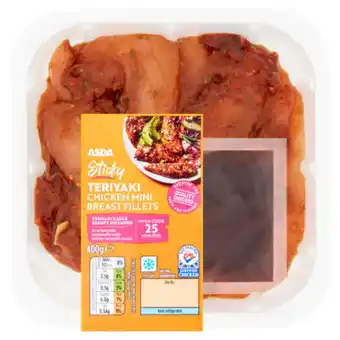 Asda ASDA Butcher's Selection Teriyaki British Chicken Mini Breast Fillets offer