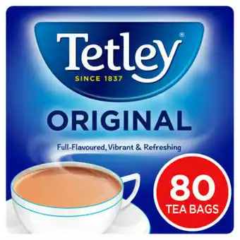 Asda Tetley Original 80 Tea Bags offer