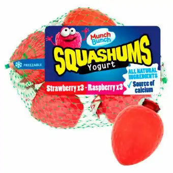 Asda Munch Bunch Squashums Strawberry & Raspberry Yogurts offer