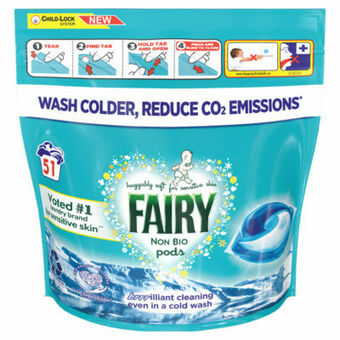 Asda Fairy Non Bio Pods Washing Liquid Capsules 51 Washes offer