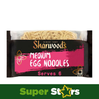 Asda Sharwood's Medium Egg Noodles offer