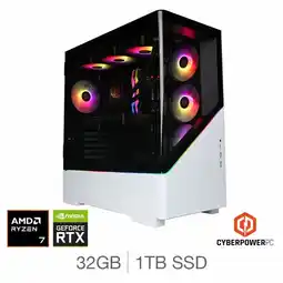 Costco CyberPower, AMD Ryzen 7, 32GB RAM, 1TB SSD, NVIDIA GeForce RTX 5080, Gaming Desktop PC offer