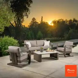Costco SunVilla Gibson 4 Piece Deep Seating Set + Cover offer