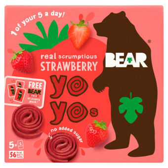 Asda BEAR Fruit Yoyos Strawberry Multipack offer