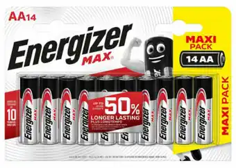 Asda Energizer Max Alkaline AA Batteries offer