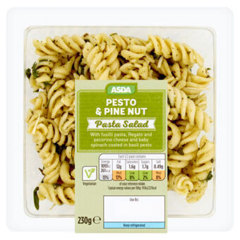 Asda ASDA Pesto & Pine Nut Pasta Salad offer