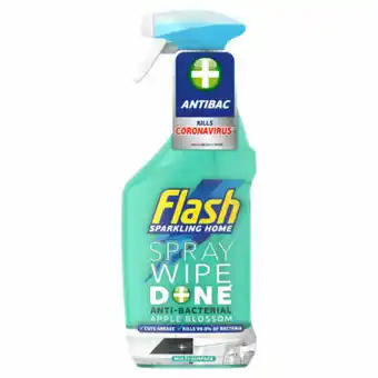 Asda Flash Antibacterial Spray Multi Purpose Cleaner Apple offer