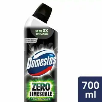 Asda Domestos Toilet Cleaner Zero Limescale Descaler offer