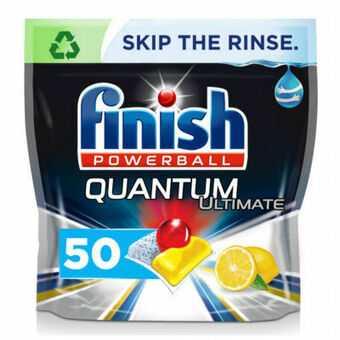 Asda Finish Powerball Quantum Ultimate Sparkle Dishwasher Tablets, Lemon Scent offer